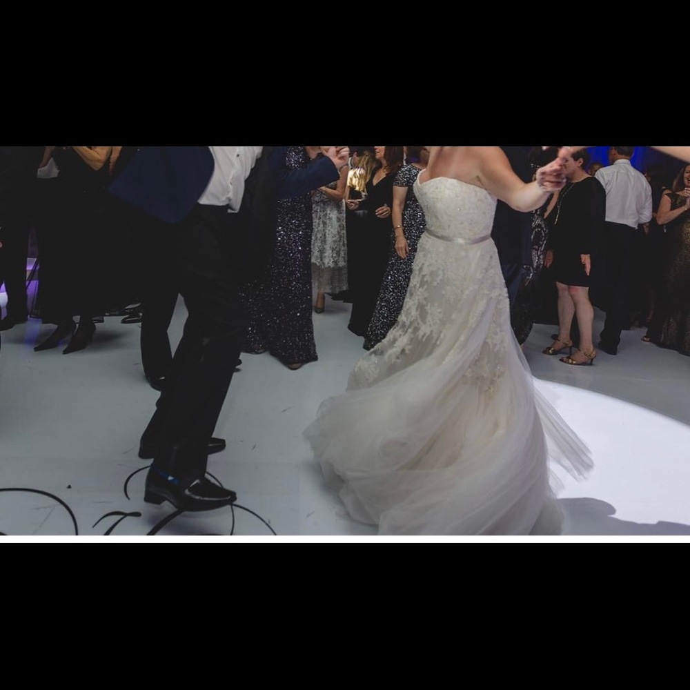 Reem Acra Heavenly Lace Wedding Gown
